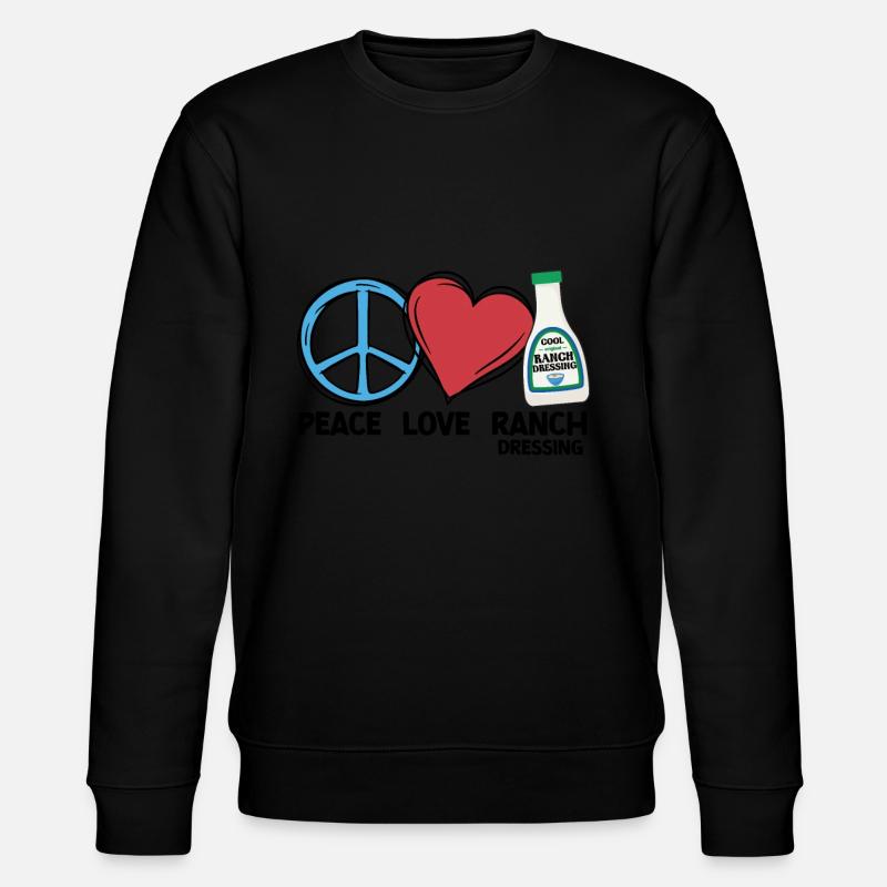 Ranch -Dressing -Ranch -Salad Dressing - Stanley/Stella CHANGER Unisex Organic Sweatshirt - black