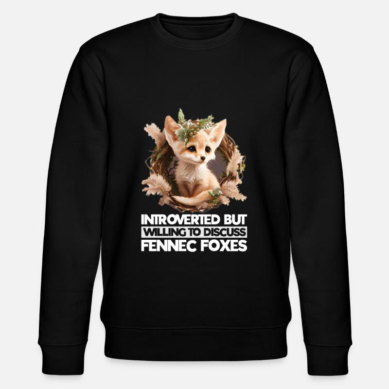 Fennec Renard - Sweat bio CHANGER Stanley/Stella Unisexe - noir