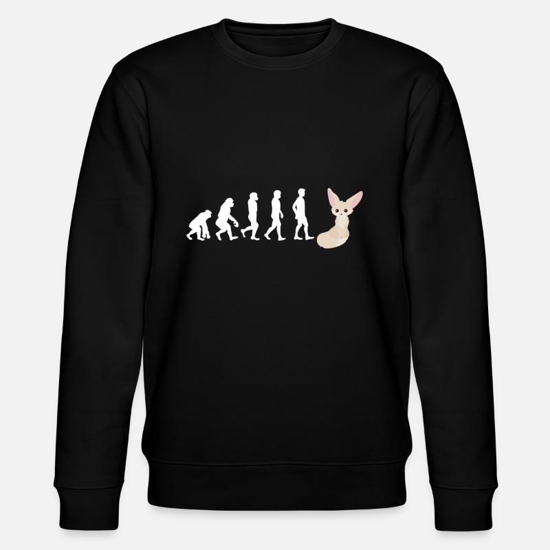 Fennec Fox - Stanley/Stella CHANGER Unisex Organic Sweatshirt - black