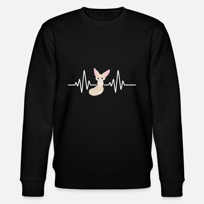 Fennec Fox - Stanley/Stella Unisex Bio-Sweatshirt CHANGER  - Schwarz
