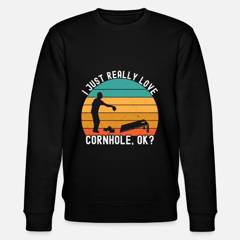 Cornhole - Stanley/Stella Unisex Bio-Sweatshirt CHANGER  - Schwarz