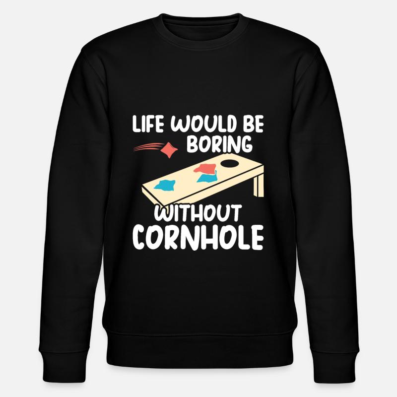 Cornhole - Stanley/Stella Unisex Bio-Sweatshirt CHANGER - Schwarz