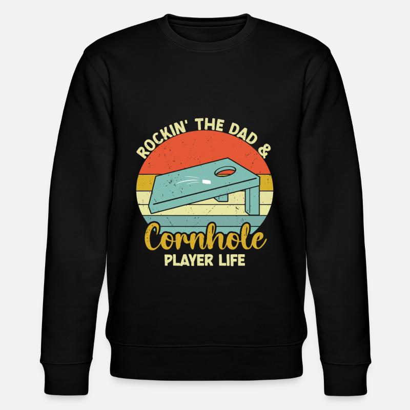 Cornhole - Stanley/Stella CHANGER Unisex Organic Sweatshirt - black