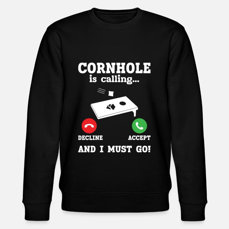 Cornhole - Stanley/Stella CHANGER Unisex Organic Sweatshirt - black