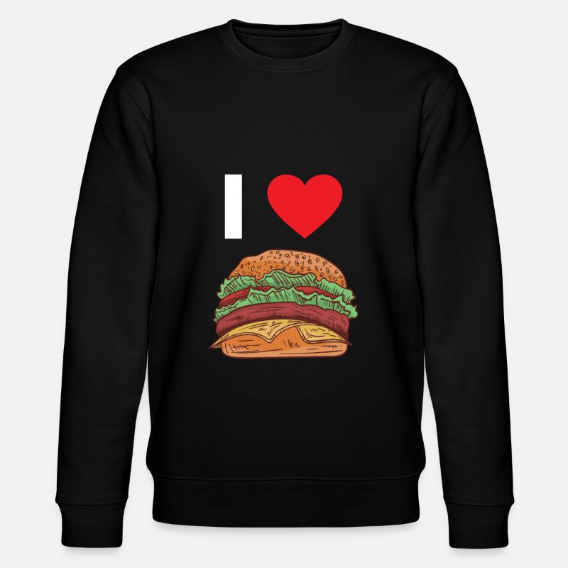 Hamburger - Stanley/Stella Unisex Bio-Sweatshirt CHANGER  - Schwarz
