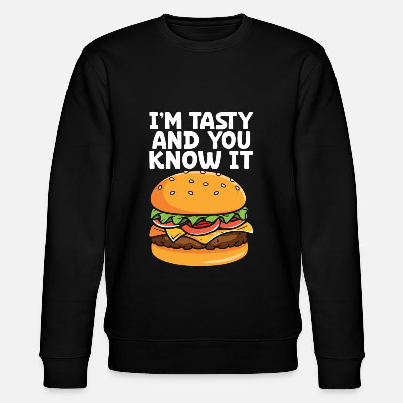 Hamburger - Sweat bio CHANGER Stanley/Stella Unisexe - noir