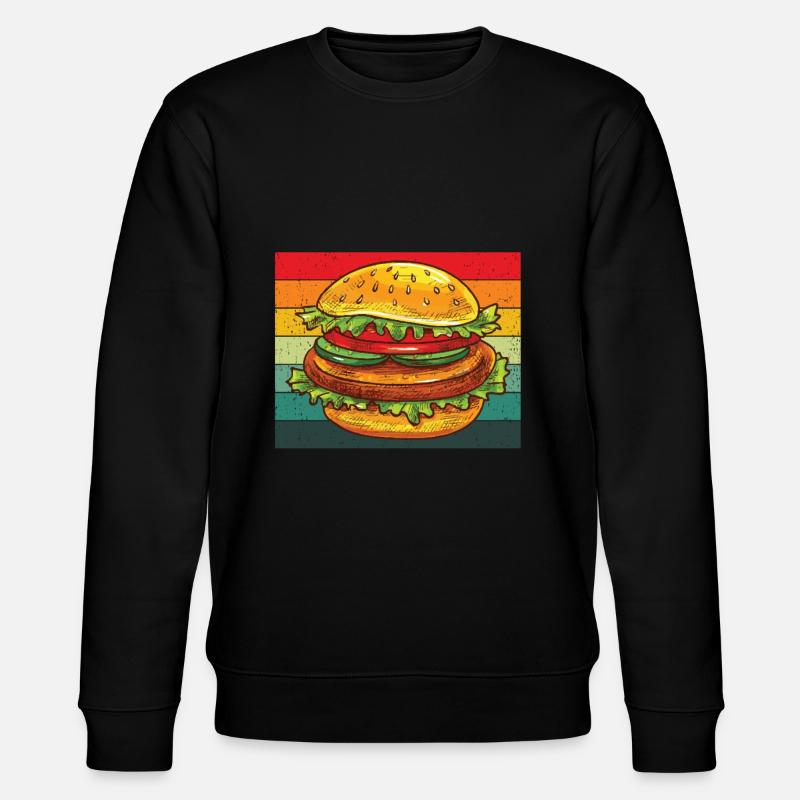 Hamburger - Sweat bio CHANGER Stanley/Stella Unisexe - noir