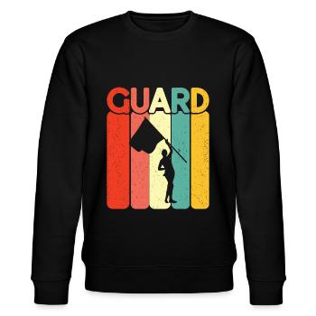 Color protection - Stanley/Stella CHANGER Unisex Organic Sweatshirt - black - Front - Nik (191cm) & Marisol (170cm)