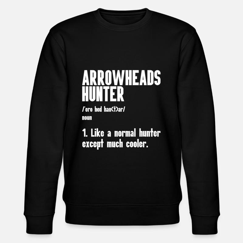 Arrowhead Hunting Artifacts Archery - Stanley/Stella CHANGER Unisex Organic Sweatshirt - black