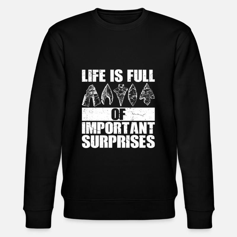 Arrowhead Hunting Artifacts Archery - Stanley/Stella CHANGER Unisex Organic Sweatshirt - black