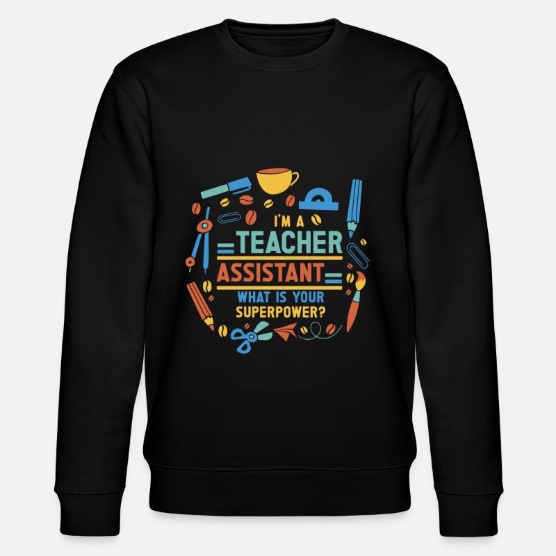 Teacher -Assistant Headmaster Teaching - Stanley/Stella CHANGER Unisex Organic Sweatshirt - black