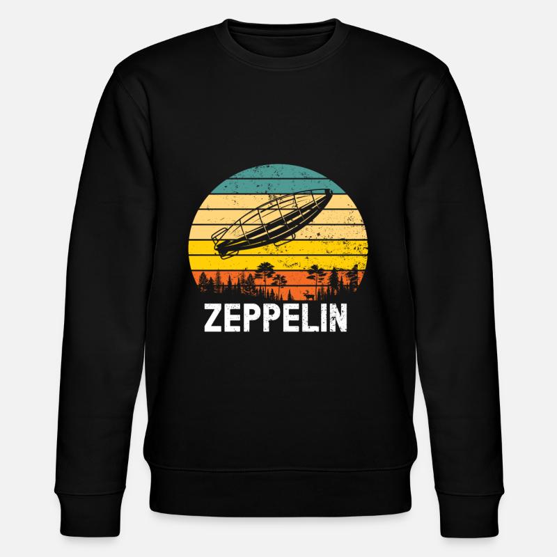 Zeppelin Avion Dirigeable Aviation guidée - Sweat bio CHANGER Stanley/Stella Unisexe - noir