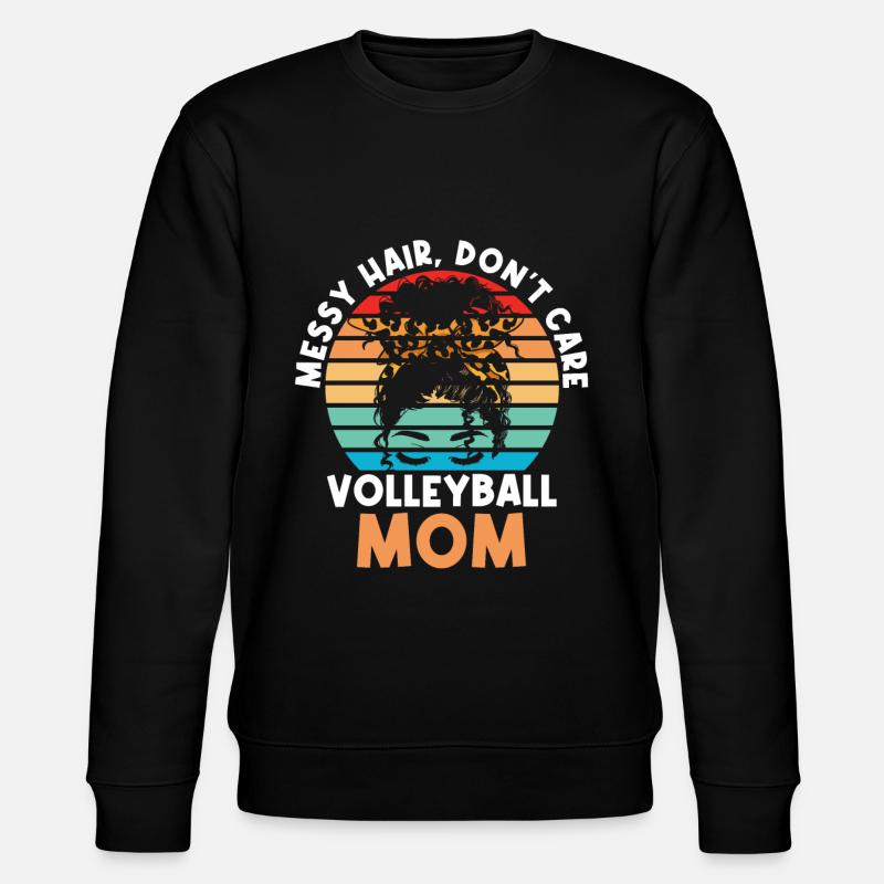 Volleyball Mutter Volleyball Mutter - Stanley/Stella Unisex Bio-Sweatshirt CHANGER  - Schwarz