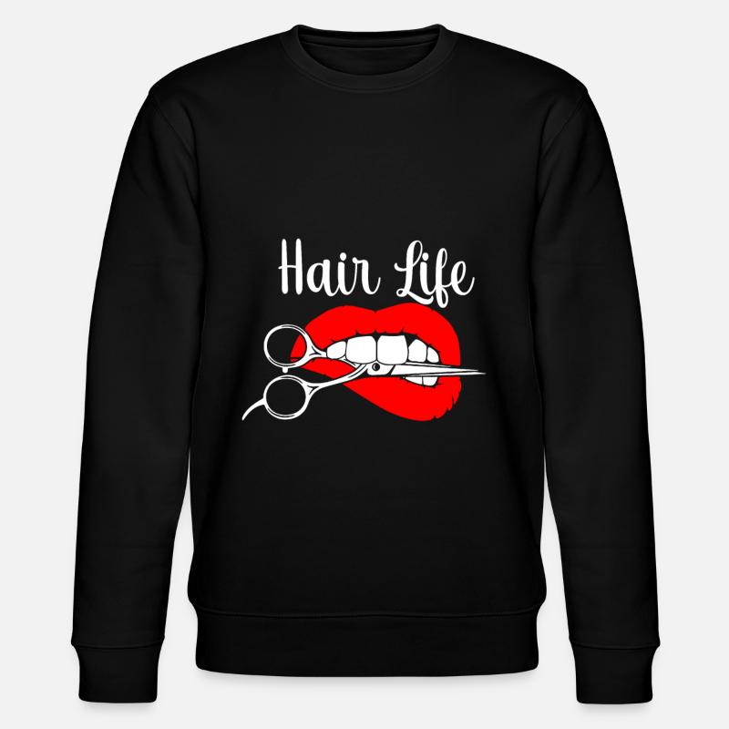 Coiffeur Salon de coiffure Cosmétologie - Sweat bio CHANGER Stanley/Stella Unisexe - noir