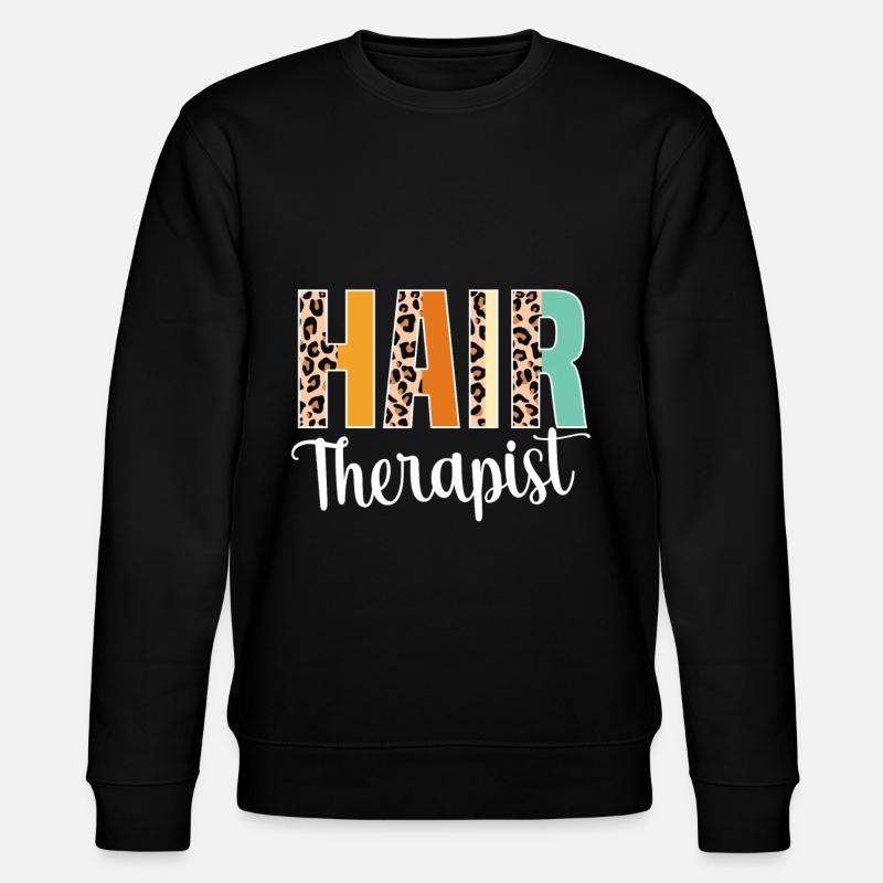 Coiffeur Salon de coiffure Cosmétologie - Sweat bio CHANGER Stanley/Stella Unisexe - noir
