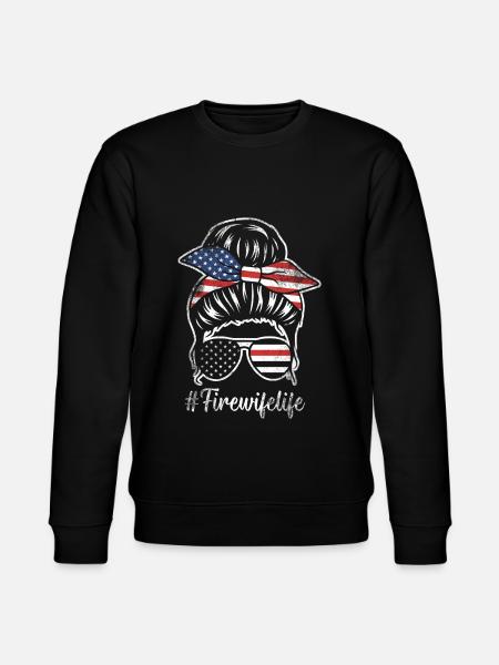 Firefighter Fire Crews ́ - Stanley/Stella CHANGER Unisex Organic Sweatshirt - black