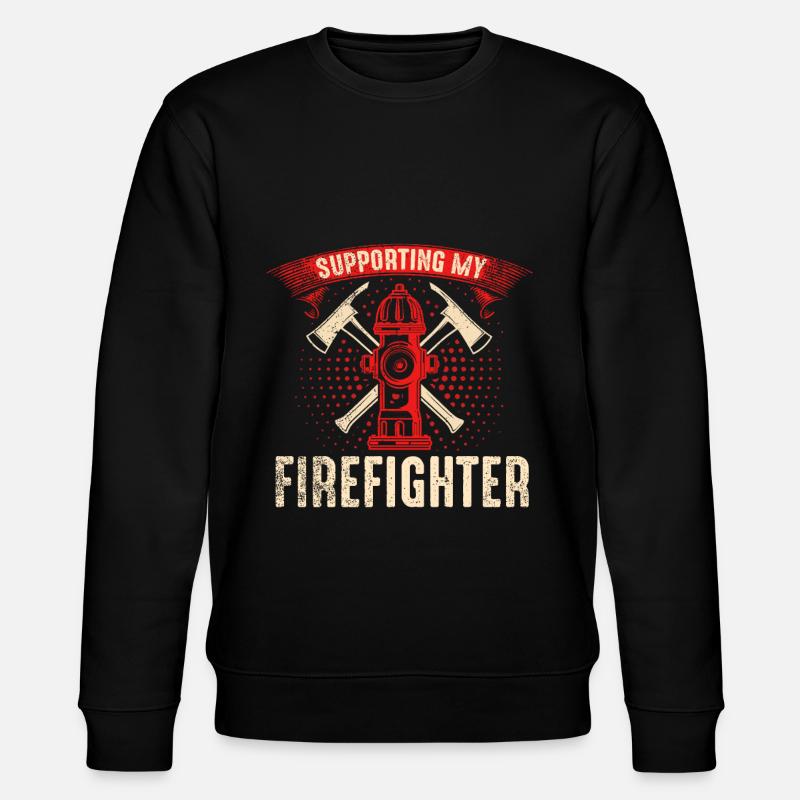 Firefighter Fire Crews ́ - Stanley/Stella CHANGER Unisex Organic Sweatshirt - black