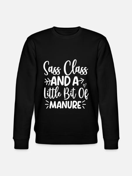 Bonde Kvinde Landmand Landbrug Landbrug - Stanley/Stella økologisk unisex-sweatshirt CHANGER - sort