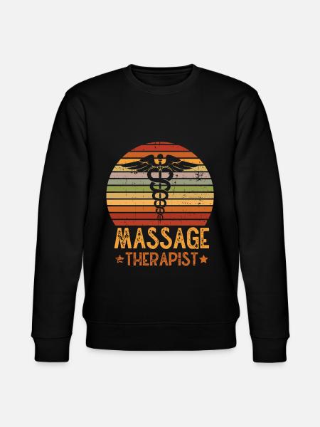 Massage Therapist Therapy Masseuse Appreciation - Stanley/Stella CHANGER Unisex Organic Sweatshirt - black
