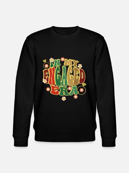 Dedicated friends engagement bride - Stanley/Stella CHANGER Unisex Organic Sweatshirt - black