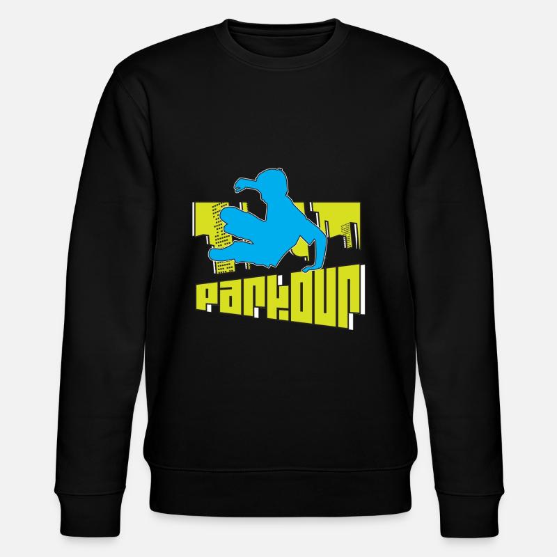 Parkour - Stanley/Stella Unisex Bio-Sweatshirt CHANGER  - Schwarz