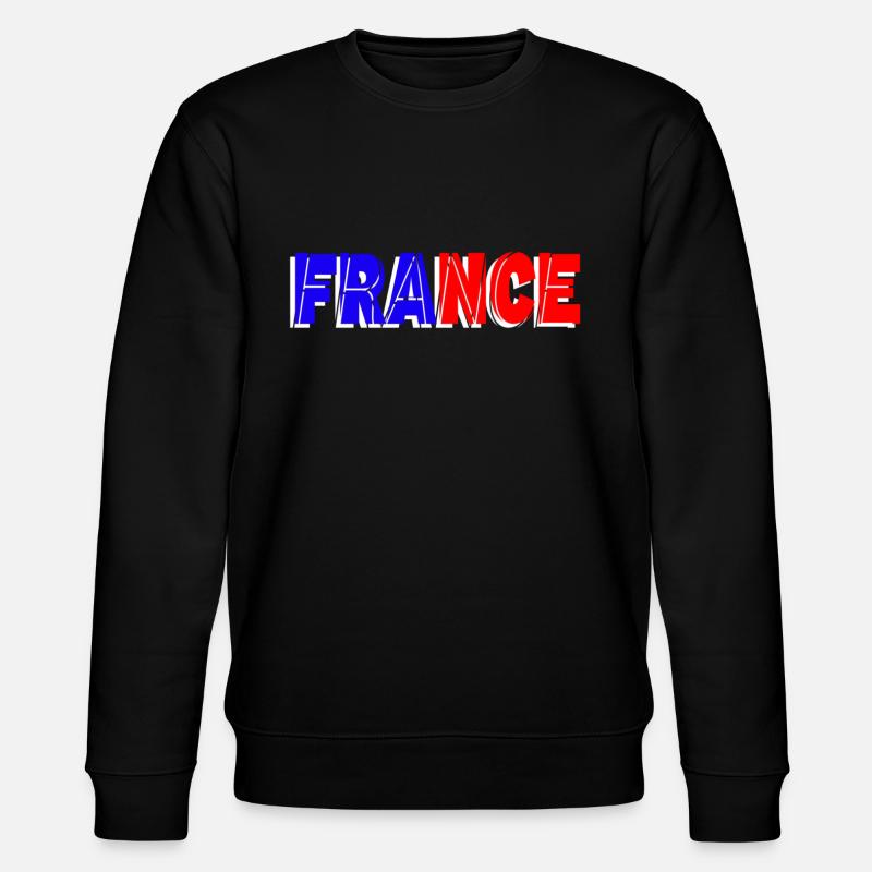 france - Stanley/Stella CHANGER Unisex Organic Sweatshirt - black