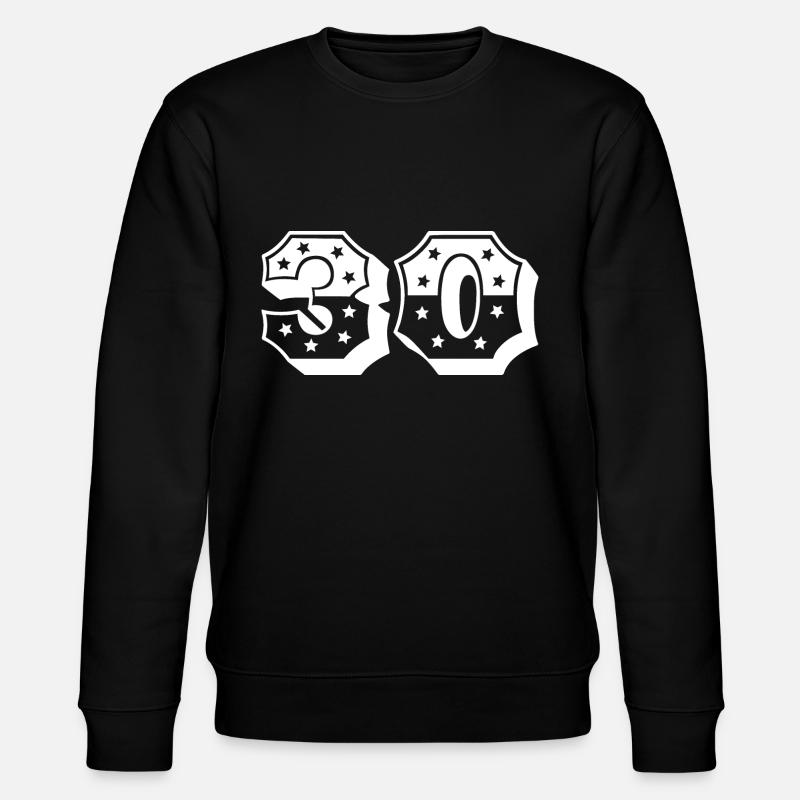 Numéro 30 - Sweat bio CHANGER Stanley/Stella Unisexe - noir