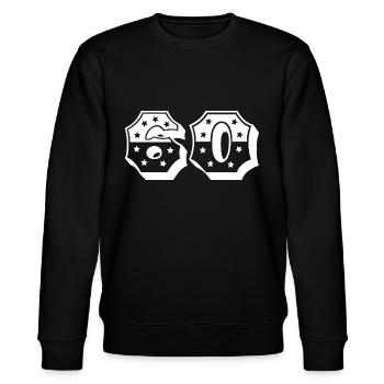 Numéro 60 - Sweat bio CHANGER Stanley/Stella Unisexe - noir - Devant - Nik (191cm) & Marisol (170cm)