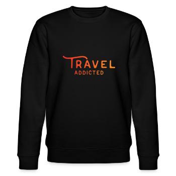 Recherche de voyage - Sweat bio CHANGER Stanley/Stella Unisexe - noir - Devant - Nik (191cm) & Marisol (170cm)
