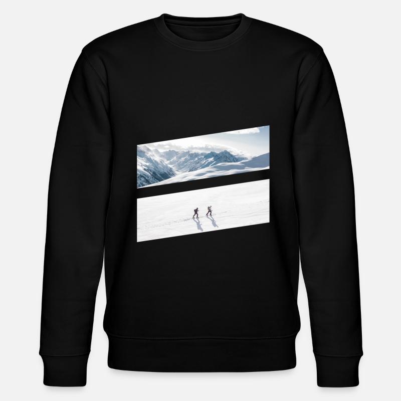 Tour de ski - Sweat bio CHANGER Stanley/Stella Unisexe - noir