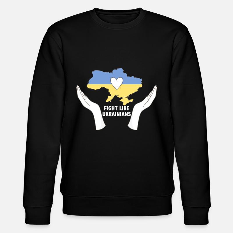 Combattez comme les Ukrainiens - Sweat bio CHANGER Stanley/Stella Unisexe - noir
