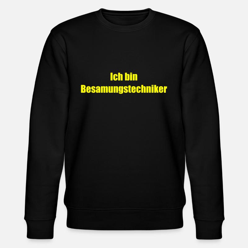 Besamungstechniker - Stanley/Stella Unisex Bio-Sweatshirt CHANGER  - Schwarz
