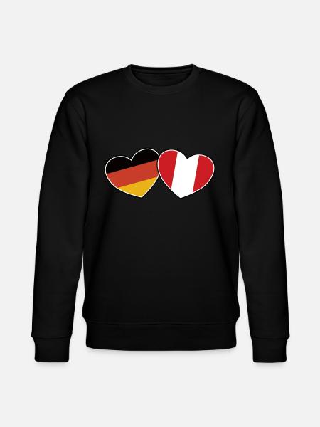German Peruvian Friendship - Gift - Stanley/Stella CHANGER Unisex Organic Sweatshirt - black