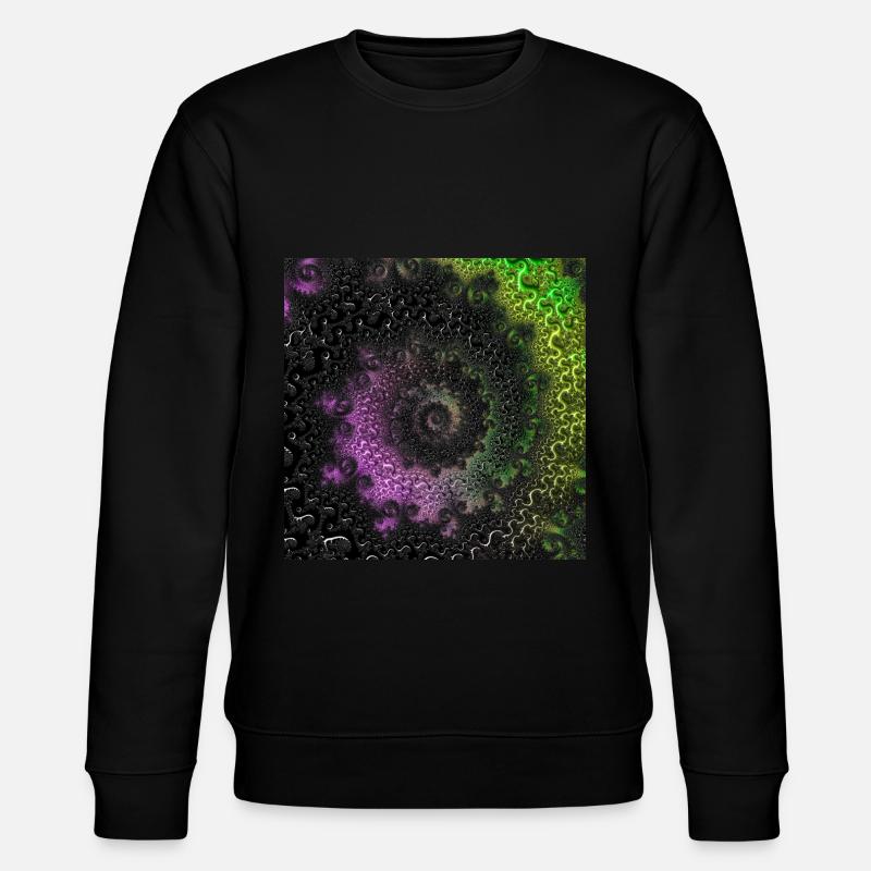 Fraktal #65_2 Mandelbrotmenge - Stanley/Stella Unisex Bio-Sweatshirt CHANGER  - Schwarz