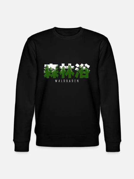 Shinrin yoku - Waldbaden - Waldmeditation - Stanley/Stella Unisex Bio-Sweatshirt CHANGER  - Schwarz