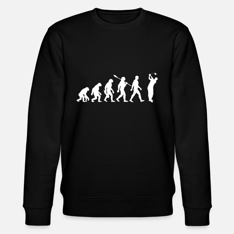 Evolution Golf - Golfer - Stanley/Stella CHANGER Unisex Organic Sweatshirt - black