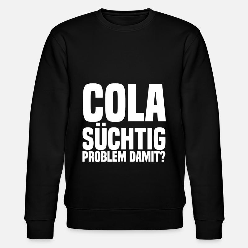 Cola suechtig Problem damit weiss - Stanley/Stella Unisex Bio-Sweatshirt CHANGER  - Schwarz