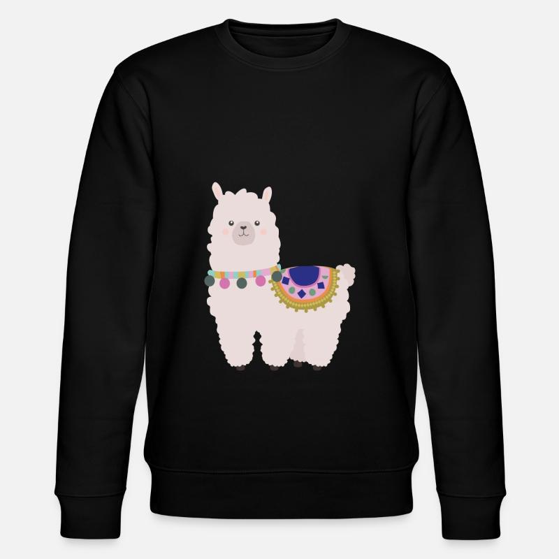lama - Stanley/Stella Unisex Bio-Sweatshirt CHANGER  - Schwarz