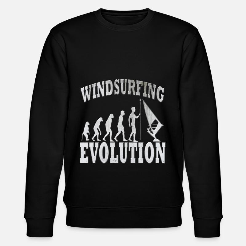 Windsurfen - Stanley/Stella Unisex Bio-Sweatshirt CHANGER  - Schwarz