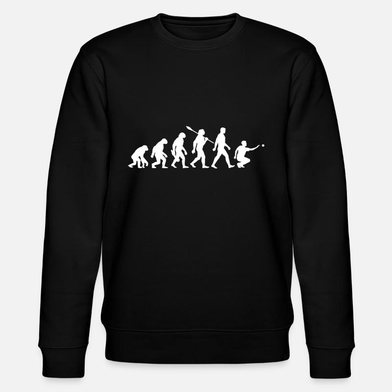 Evolution - Boule - Petanque - Stanley/Stella Unisex Bio-Sweatshirt CHANGER  - Schwarz