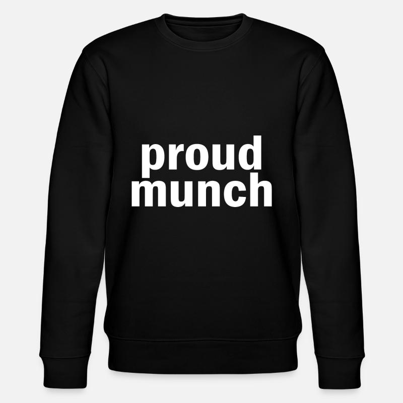 Fier Munch Drôle - Sweat bio CHANGER Stanley/Stella Unisexe - noir