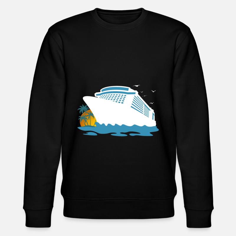 Croisière, Bateau De Croisière, Croisière - Sweat bio CHANGER Stanley/Stella Unisexe - noir