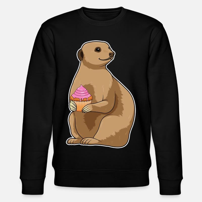 Muffin suricate - Sweat bio CHANGER Stanley/Stella Unisexe - noir