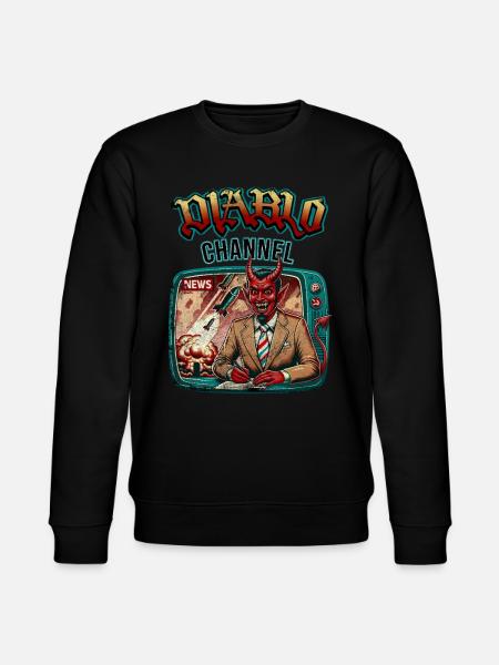 Diablo Channel - Stanley/Stella CHANGER Unisex Organic Sweatshirt - black