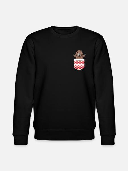 Muskrat - Stanley/Stella CHANGER Unisex Organic Sweatshirt - black