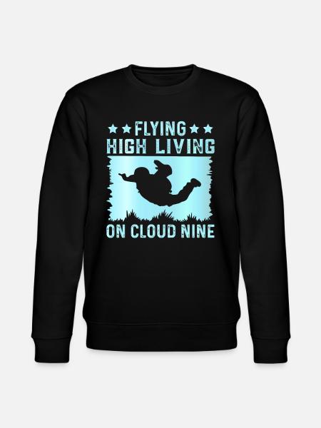 Skydiving Skydiving - Stanley/Stella CHANGER Unisex Organic Sweatshirt - black