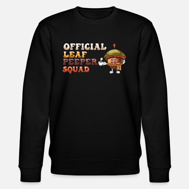 Offizieller Blattgucker Squad Laub Blattspähen - Stanley/Stella Unisex Bio-Sweatshirt CHANGER  - Schwarz