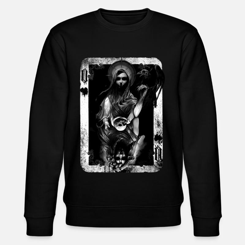 Königin des Todes und Deaspair 04 - Stanley/Stella Unisex Bio-Sweatshirt CHANGER  - Schwarz
