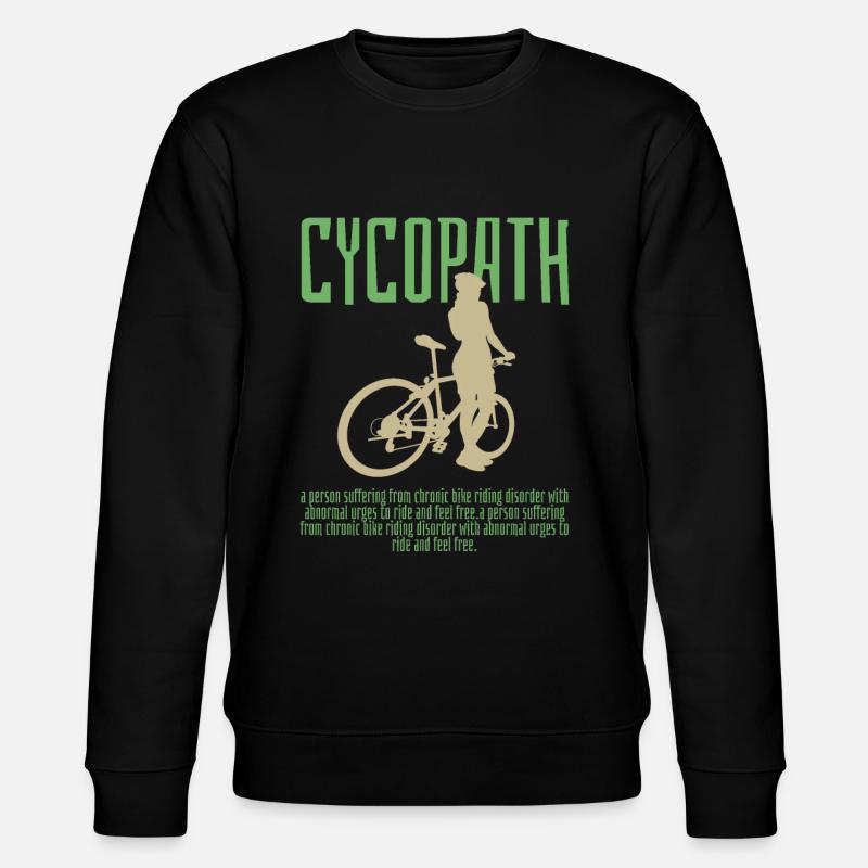 CYCOPATHE - Sweat bio CHANGER Stanley/Stella Unisexe - noir