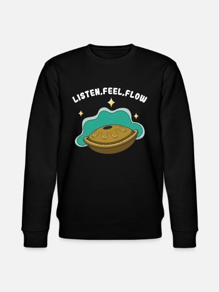 Handpan Saying Percussion Instrument Gift - Stanley/Stella CHANGER Unisex Organic Sweatshirt - black